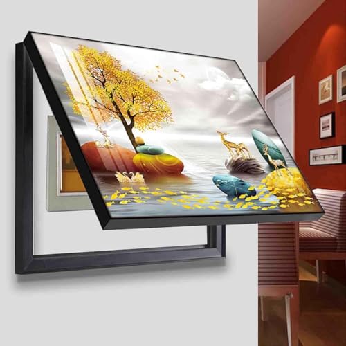 Couvercle de compteur électrique créatif et peinture décorative d'intérieur