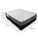 Cama Box Casal + Colchão De Espuma D33 - Ortobom - Iso 100 138x188x53cm glide