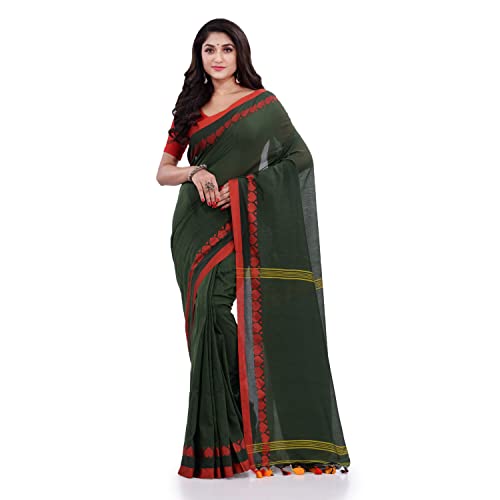 Image of dB DESH BIDESH Women`s cotton saree for woman handloom cotton georgette silk party, wear latest, loveria new, collection farewell soft mulmul linen cotton sarees for women with unstitched blouse