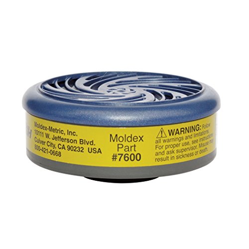 Cartouches Moldex 7600 anti-vapeurs chimiques pour travailler sans inhaler de gaz toxiques