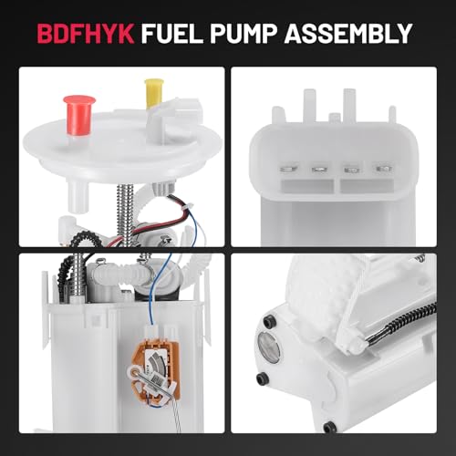 Image of BDFHYK Electric Fuel Pump Module Assembly Compatible with Ford Five Hundred, Compatible with Mercury Montego, 2005 2006 2007 3.0L V6 Replace E2467M