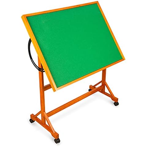 Ruication Jigsaw Puzzle Table Folding Tilting Table with Non-Slip Surface Portable Table with Wheels Easy Transport 1500 pcs Mat Play Table for Adults Kids Children Boy Girl Gift for Puzzle Amateur Cover