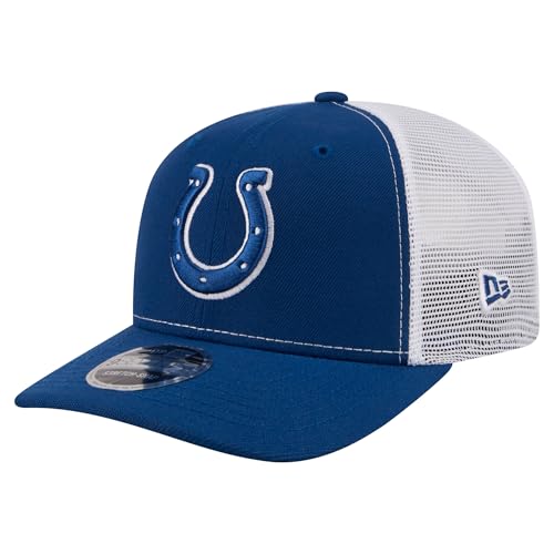 New Era Mens Blue Indianapolis Colts 9SEVENTY Trucker Adjustable Hat
