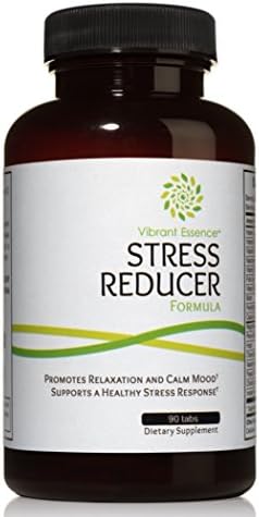 Calming Stress Relief and Anxiety Supplement with 18 Natural Ingredients: Valerian, Chamomile, Hops, Passion Flower, megadose Vitamins B and C and More. Promotes Serene and Tranquil Mood.