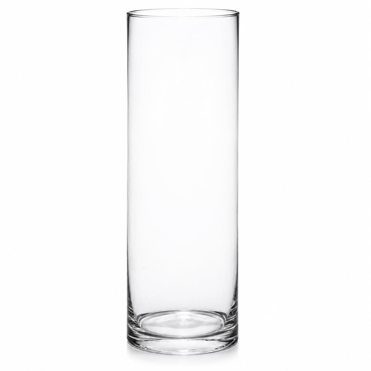 Floralcraft Clear Floralcraft® Glass Cylinder Vase – Large Thick Glass Vase For Pampas Grass, Wedding Centrepieces, Floating Candles, Home & Event Décor (40Cm – 15Cm Diameter)