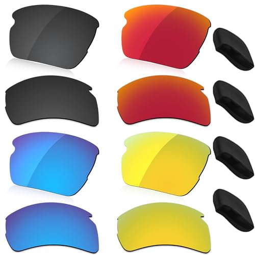 Image of LenzReborn High-impact Polarized Lens & Nosepieces Replacement for Oakley Flak 2.0 /Flak 2.0 XL Sunglass