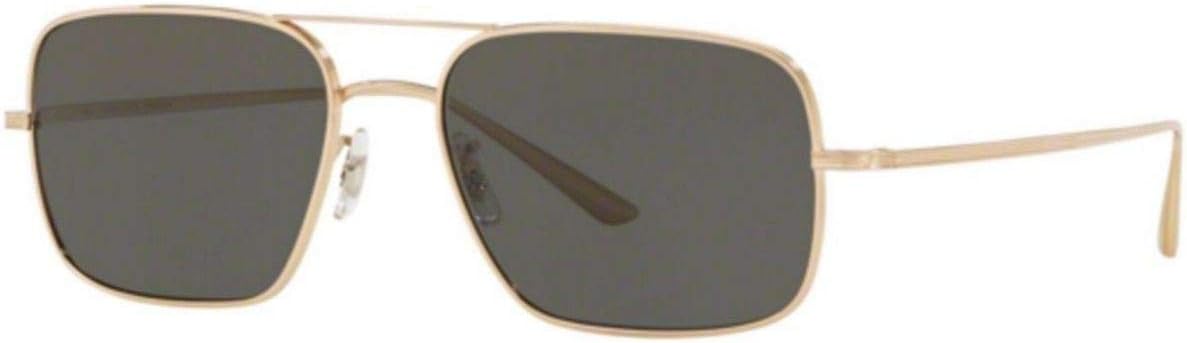 New Oliver Peoples 0OV1246ST VICTORY LA 5292P2 WHITE GOLD Polarized Sunglasses