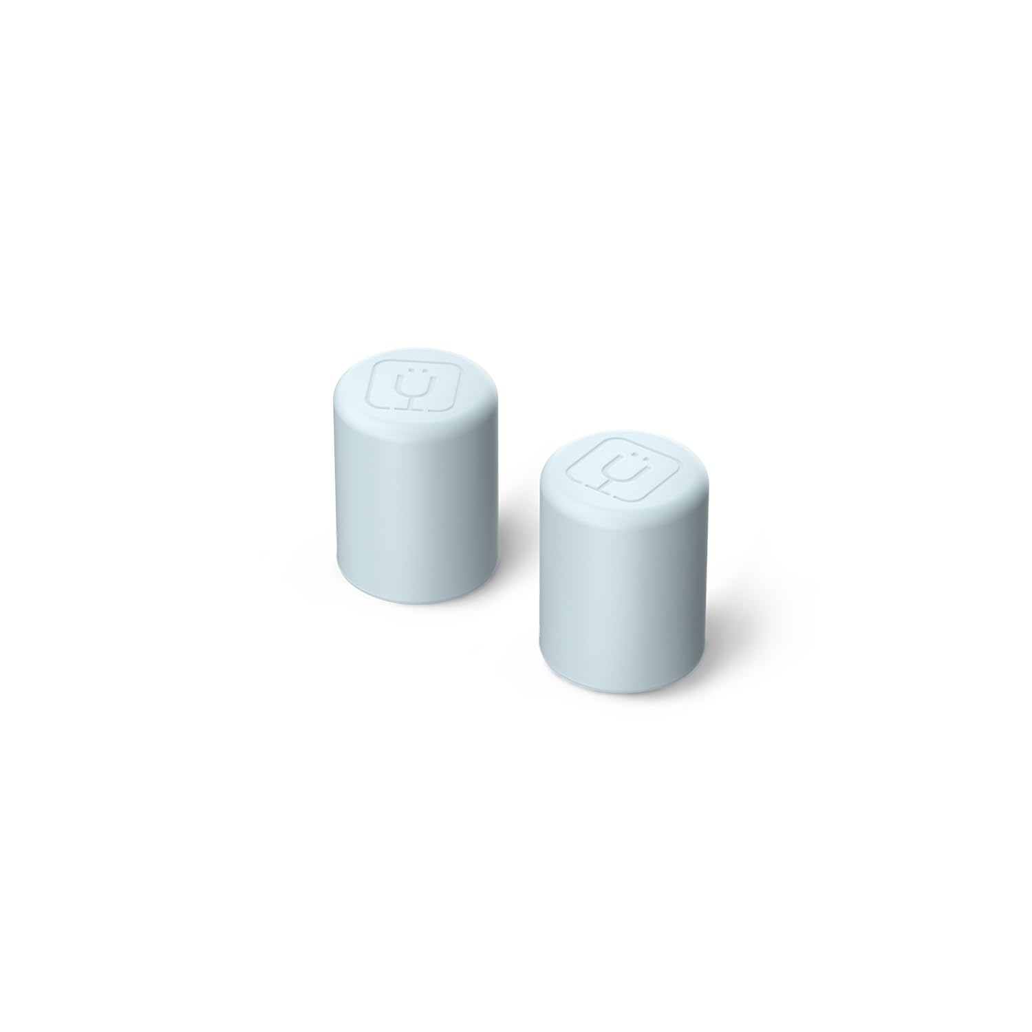 BrüMate Magnetic Straw Caps - Silicone Straw Caps 2 pack - Compatible with All Era and Resa Tumblers (Blue Agave)