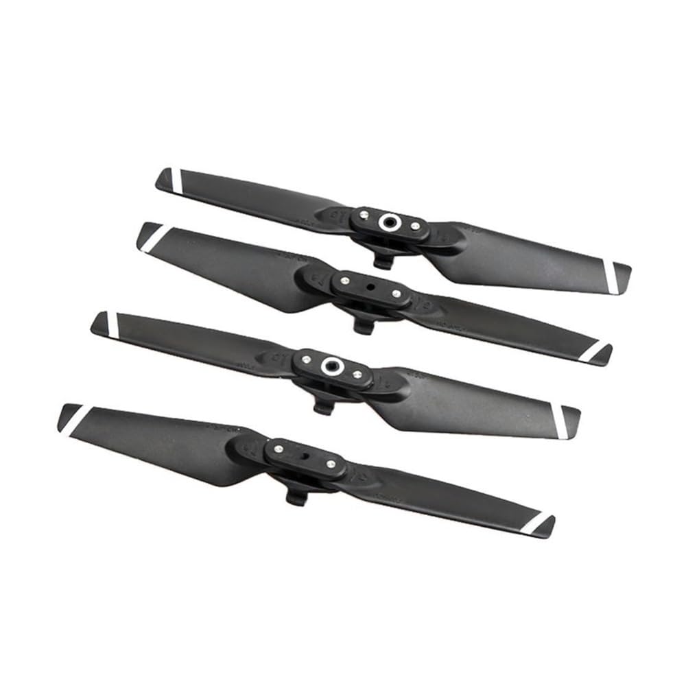 Adatto for eliche pieghevoli a sgancio rapido for droni, eliche leggere a vite, accessori for droni, 4 pezzi, eliche a sgancio rapido(Silver)