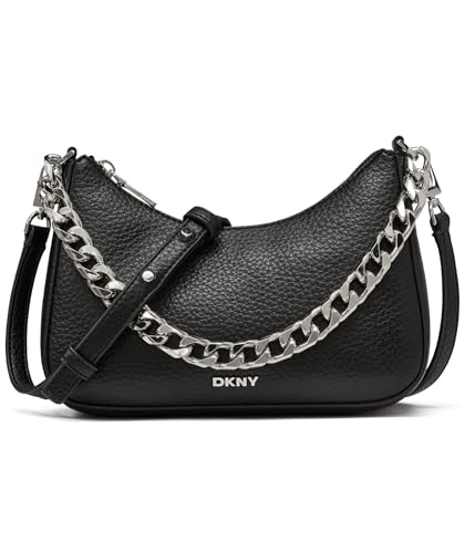 Sac à bandoulière DKNY noir femme Jenna Demi sacoche crossbody chic