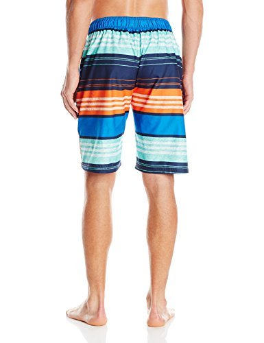 Image of Kanu Surf Men's Big Viper Extended Size Stripe Swim Trunk