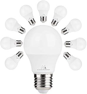 Maclean MCE269 10-częściowy zestaw żarówek LED żarówka żarówka 230 V E27 zastępuje 40 W (ciepła biel, 5 W 500 lm)