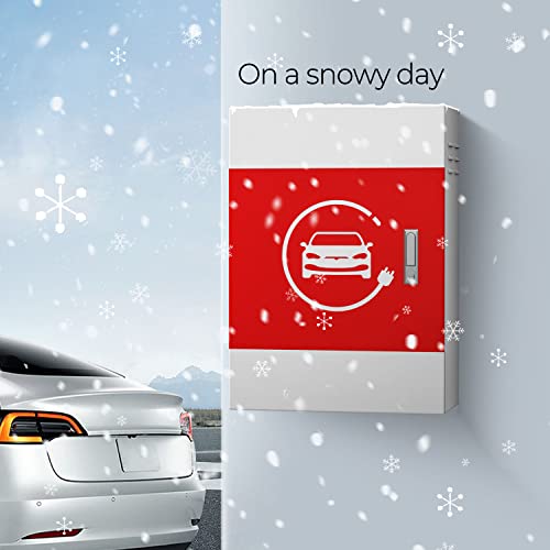 Bmzx Tesla Charger Station Box For Tesla Gen 2/Gen 3 Wall Connector, 29 X 19 X 9.8'' Charging Box Cable Organizer Ip66 Waterproof Dustproof Metal Box Outdoor Indoor #TOP4