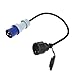Produktbild ProPlus Adapterkabel 40cm von CEE Stecker nach Schuko Steckdose