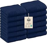 Utopia Towels Premium 700 GSM Washcloths 12-Pack (NAVY)