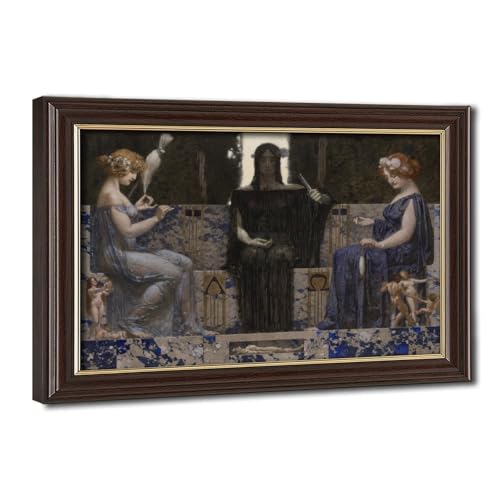 Toile The Three Fates Alexander Rothaug, l'élégance mythologique chez soi