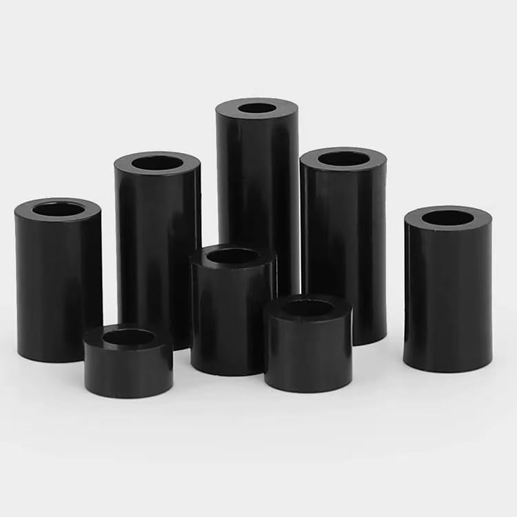 Entretoises rondes ABS nylon noires M3-M10 pour assemblage PCB et matériel électrique (500,M4.2 x 7 x 35mm)