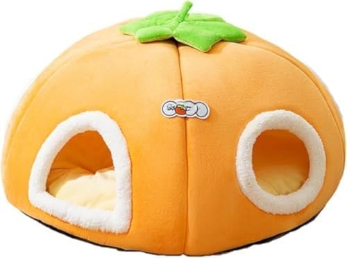 CokBlu ふわふわ柔らかい猫ベッドトンネル 犬猫兼用 多頭飼い用ペットベッド 替えクッション付きソフトマット 滑り止め 水洗い可 冬・年中用 かわいいデザイン 丈夫な素材