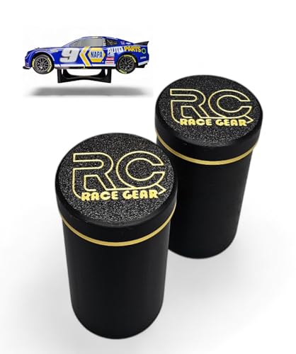 RC Race Gear Tire Storage Tubes (2 Pack) - Compatible with Losi NASCAR 1/12 Scale RC Car