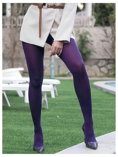 Image of WDIRARA Women's Sheer Tight High Waisted Stockings Party Club Pantyhose