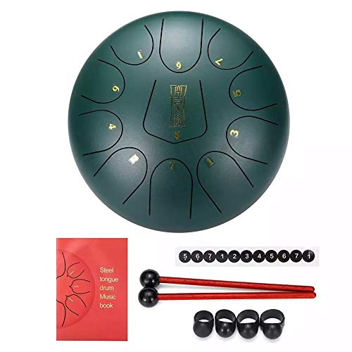 Steel Tongue Drum 10 pulgadas 11 notas D Mayor miniatura 4