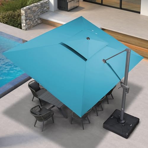 PURPLE LEAF 10' X 13' Cantilever Umbrella