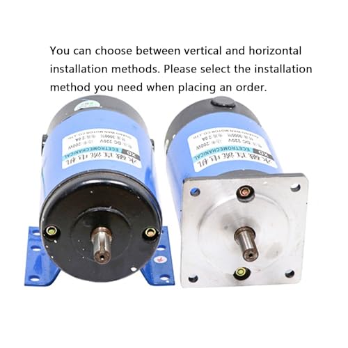 220V Permanent Magnet DC Motor - High Torque, Silent, Adjustable Speed 1800RPM, Vertical Brushed Motor for Enhanced Performance in Small Applications