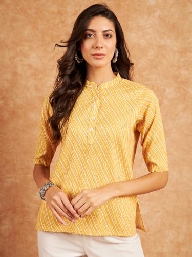 Image of Modeve Women Cotton Top for Summer