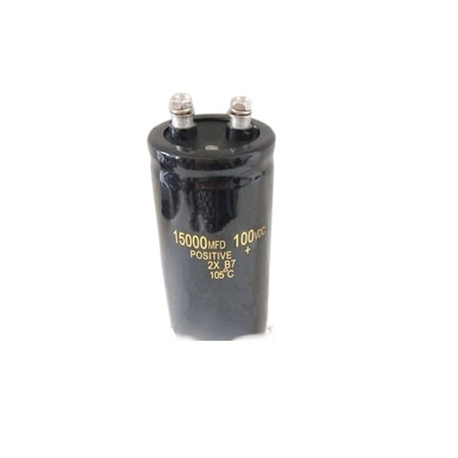 Condensateur électrolytique radial 15000uF 100V pour filtrage audio haute performance 50x105mm