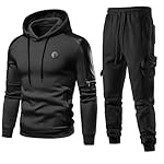 Men's Tracksuit 2 Piece Hoodie Athletic Jogging Sweatsuits for Men Casual Sports Long Sleeve Pullover Suit Set - Image 2