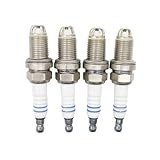 4PCS 0241235751 F7LDCR Normal Spark Plugs Compatible with E30 E31 E34 E36 E39 M43 M50 M52 M52 Z3 318
