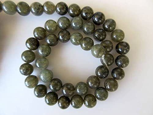 Perles labradorite 8mm avec trou de 1mm pour éviter de casser vos fils épais