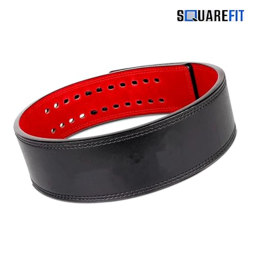 Image of Weight Lifting Lever Belt -Power Lifting Belt for Men & Women for Lower Back Support, Multipurpose Gym Workouts Deadlifts Squats Powerlifting - 4 Inch Wide (M)