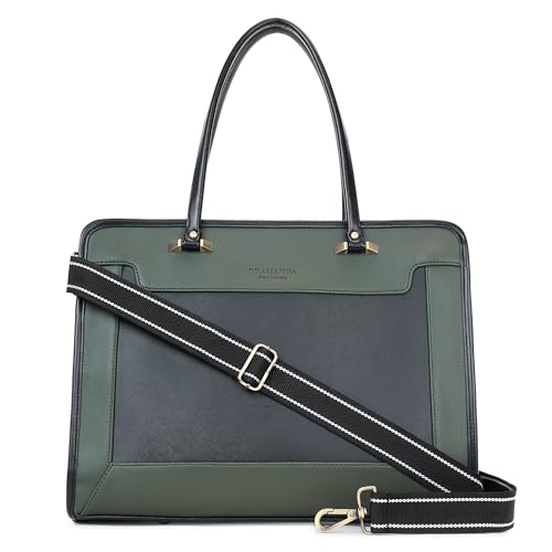 Image of Pramadda Pure Luxury Regina Work Tote bag for women office use | Laptop Shoulder Handbag | Stylish College bags for girls | Large Size Spacious Tote Bag.