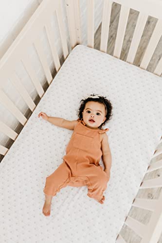 Premium Fitted Knit Crib Sheet/Toddler Sheet Shine By Copper Pearl #TOP1