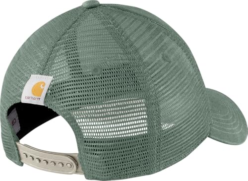 Image of Carhartt Men's Canvas Mesh-Back Logo Graphic Cap