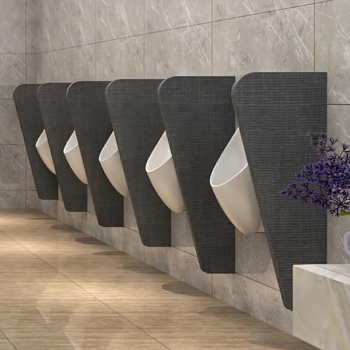 Men's Urinal Privacy Partition Extender 40cm x 90cm Gray Bathroom Separation Board for Office Toilets Urinal Accessories for Enhanced Privacy and Hygiene