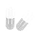 2 Pcs/Set Optometry Test Eye Ophthalmic Tool Measure The Height Optometry Tester Professional