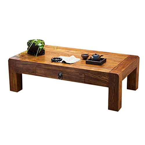 Mesa de centro, mesa auxiliar, mesa de centro mesa cuadrada pequeña sala de estar mesa baja mesa de té pequeña mesa de centro de madera maciza dormitorio mesa de desayuno mesa portátil escritorio de