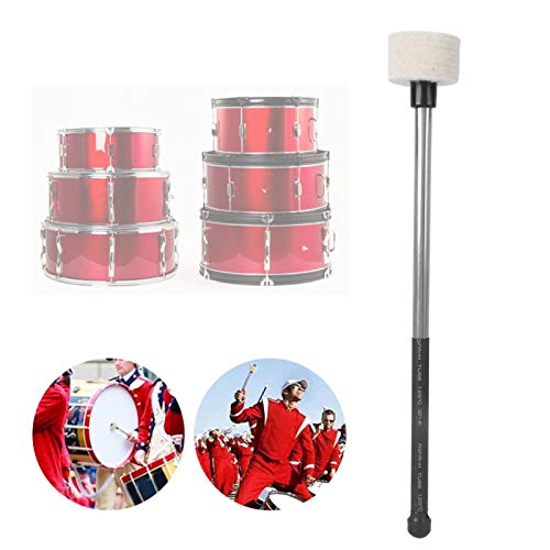 Geschenk voor april Wolvilt drumstick, wolvilt duurzame drumhamer, roestvrij staal 35cm 75g drumhamerstokken, basdrums… - Image 6
