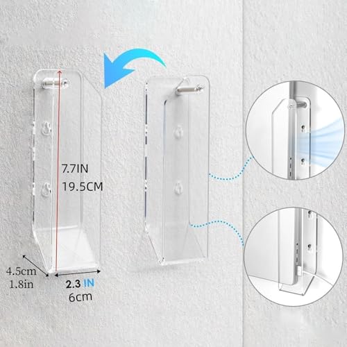 Support de PC sous table en acrylique pour gagner de la place