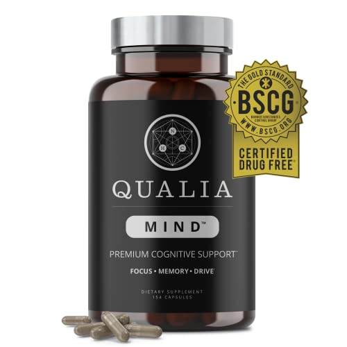 Qualia Mind -The Most Advanced Nootropic | Top Brain Supplement For Memory & Concentration With 27+ Brain Boosters Ginkgo Biloba, Alpha Gpc, Bacopa Monnieri, Celastrus Paniculatus, Dha & More. #TOP4