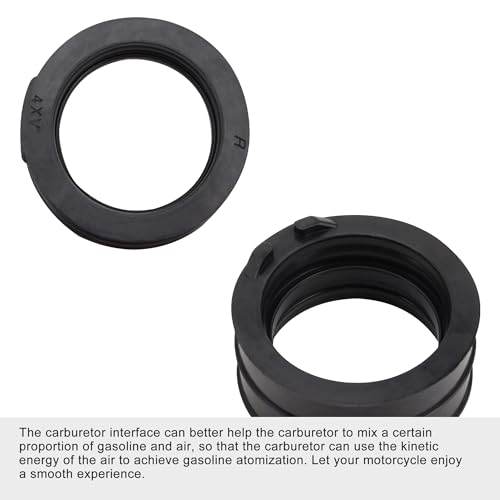 GOOFIT Ansaugkrümmer für Vergaser Ersatz für YZF R1 1998-2001 4XV-13597-00