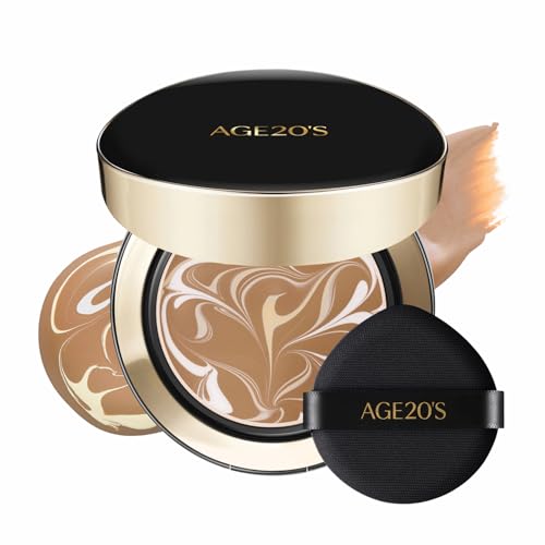AGE20'S Signature Essence Pact 27W Warm Honey Vegan Cushion Foundation SPF 50+