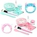 Produktbild 2 Stück 9 in 1 Maskenschalen set + 2 Stück Stirnbänder, Maskenbürstensilikon mit Haarband, Gesichtsmasken Mischwerkzeug, für Gesichtsmaske, Augenmaske, Serum oder DIY