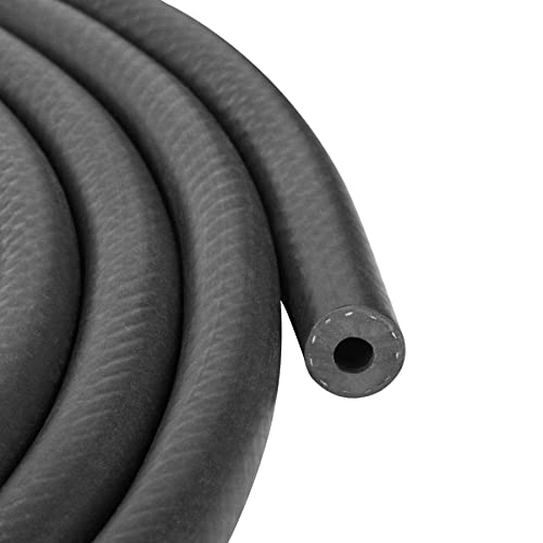 Image of 3 /16 Inch (5mm) ID Fuel Line Hose 5FT NBR Rubber Push Lock Hose High Pressure 300PSI for Automotive Fuel Systems Engines