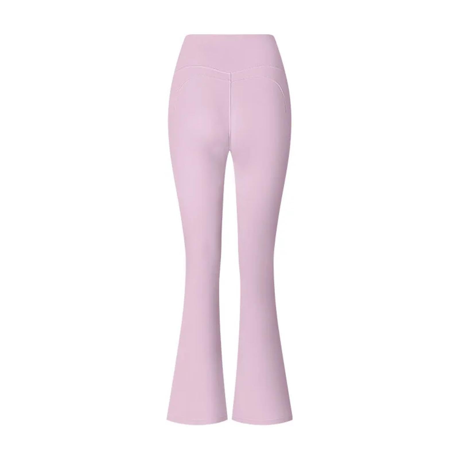 Leggings Damen Hose Frauen Mit Hoher Taille Ausgestellte Leggings Fitness-Fitness-Yoga-Hose Workout Runing Sport Leggings Frauen Kontrolle Bauch Yoga Weite Bein Hosen