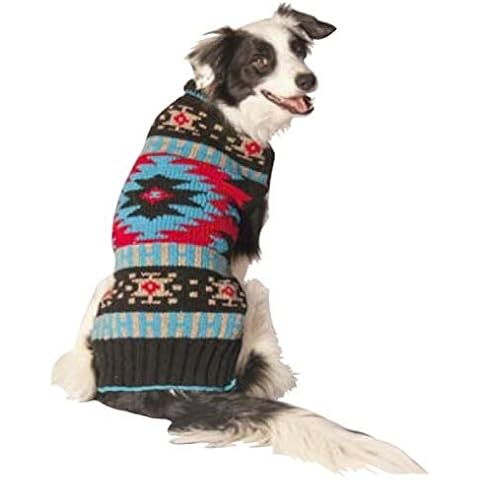 Chilly Dog Black Southwest Dog Sweater, Large (200577) Cover