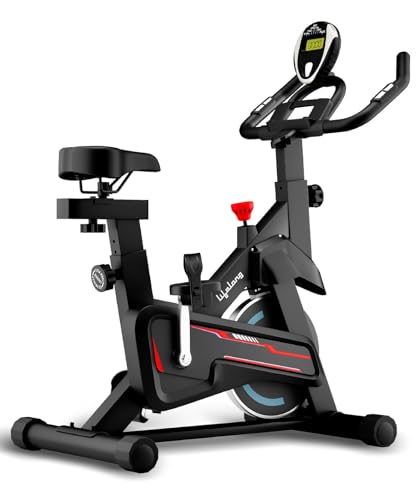 Lifelong Fit Pro Spin Fitness Bike for Home | Exercise Bike for Cardio Workout with 7 KG Flywheel,...