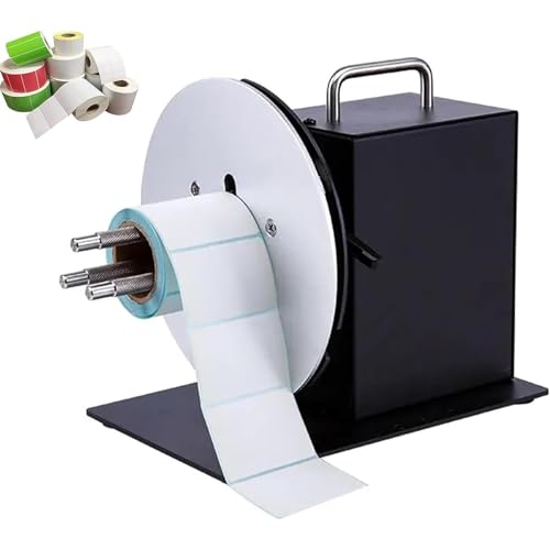 Riavvolgitore Automatico di Etichette con velocità Regolabile, riavvolgimento bidirezionale, Gestione efficiente delle Etichette, Adatto per l'imballaggio e la spedizione
